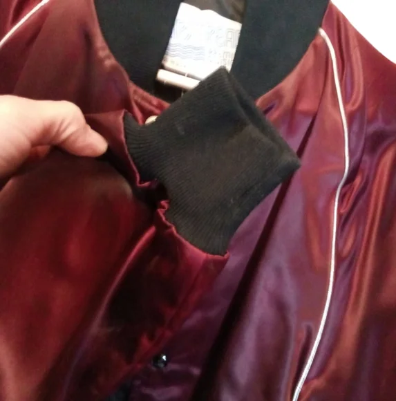 Michael Jackson Tour Jacket - Maroon with tags. Large - Picture 4 of 6